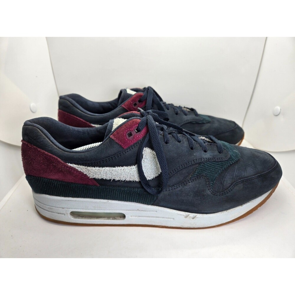 Nike Air Max 1 Premium Crepe Pack Shoes Men's 14 Dark Obsidian Running Sneakers